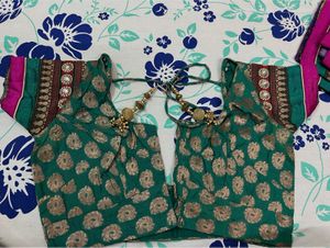 Elegant Purple Embroidered Saree
