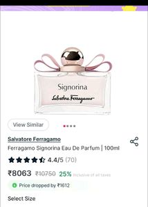 Signorina Salvatore Ferragamo Edp
