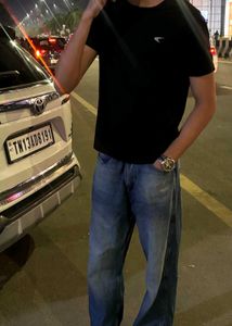 Men's gym wear Active Black  T-Shirt