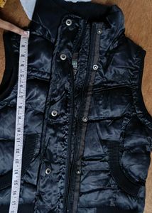 Branded Quilted Puffer Jacket