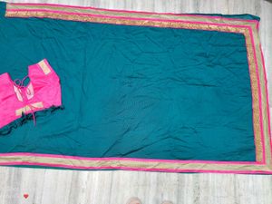 Elegant Green Saree