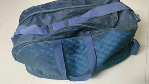 Blue Travel Duffel Bag