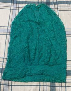 Green Lace Skirt