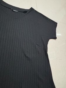 “Zudio” Ink Black Seath Top