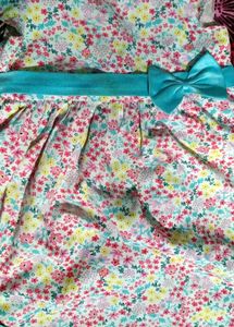 Floral Print Gown Frock