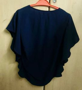Elegant Navy Blue Top