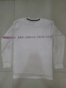 Woolen White T Shirt