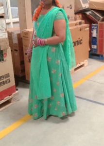 Green Beautiful Gown