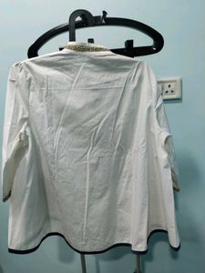 Embroidered White Top