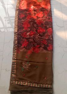 Printed LightWeight Sari(Unused)