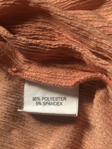 Oversized Peach Button-Down