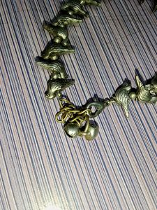 Parrot Silver Colour Bracelet With Hook