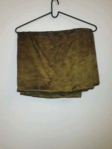 Tussar Silk Saree in Olive Green