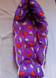 Hello Kitty Baby Carrying cum Sleeping Bed -Velvet