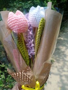 Crochet Flower Bouquet - Handmade Gift