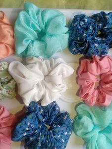 Pack Of 12 Scrunchies