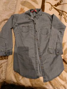 Denim Long Sleeve Shirt