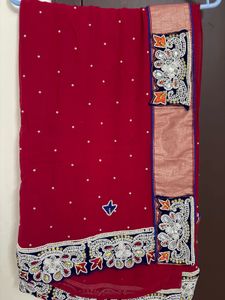 Red Color Saree