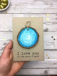 Coaster Painting On Wood