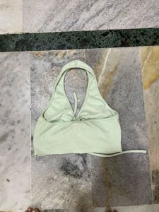 Green Halter Neck Top