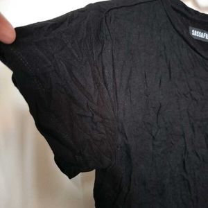 Black Color Long Top