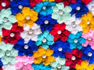 Floral Crochet Handmade Handbag