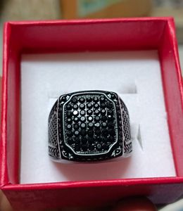 Mens Stylish Black Ring