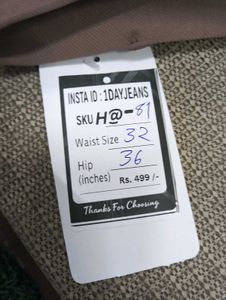 H@81 Size-32 (Sale) Latest Ladies high waist Jeans