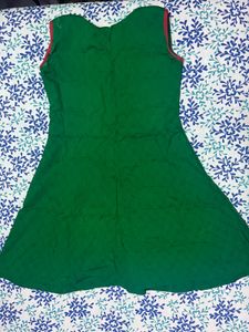 Green Colour Short Kurti For Women