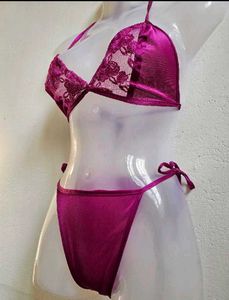 Magenta Lingerie Set