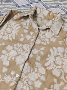 Floral Print Button-Down Shirt