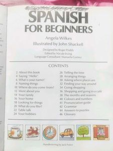 Spanish for Beginners Book