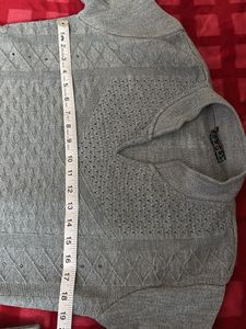 Gray Embellished Tunic