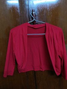 Red Short Shrug