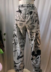 Kasorodian Graffiti Print Pants