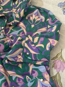 Madame Printed Shirt With Pearl Buttons