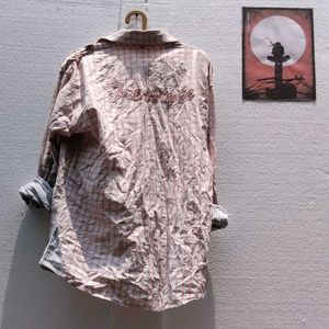 Checked Button-Down with Graphic Detail