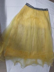 Yellow choli set