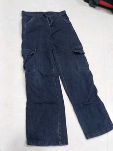Cargo Denim Pants