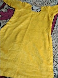Beautiful Golden Yellow Suit Without Duppatta