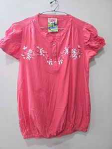 Cotton Embroidered Top