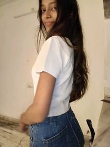 White Knit Top For Women