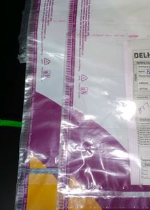 💥25 - 12.5x16 Meesho Transparent Poly Bags - POD