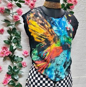 🎁Buy Two Get One Free🎁Colorful Print Top