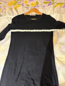 Black High Low  Mini Dress