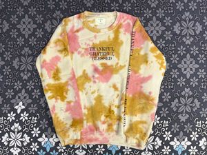 Tie-Dye 'Thankful' Sweatshirt
