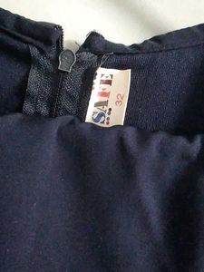 Elegant Navy Blue Kurta Pant Set.