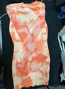 Abstract Bodycon Dress