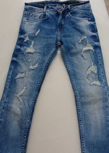 Ripped Denim Jeans