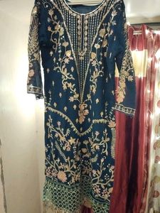 PAKISTANI TEAL Kurta &amp; dupatta